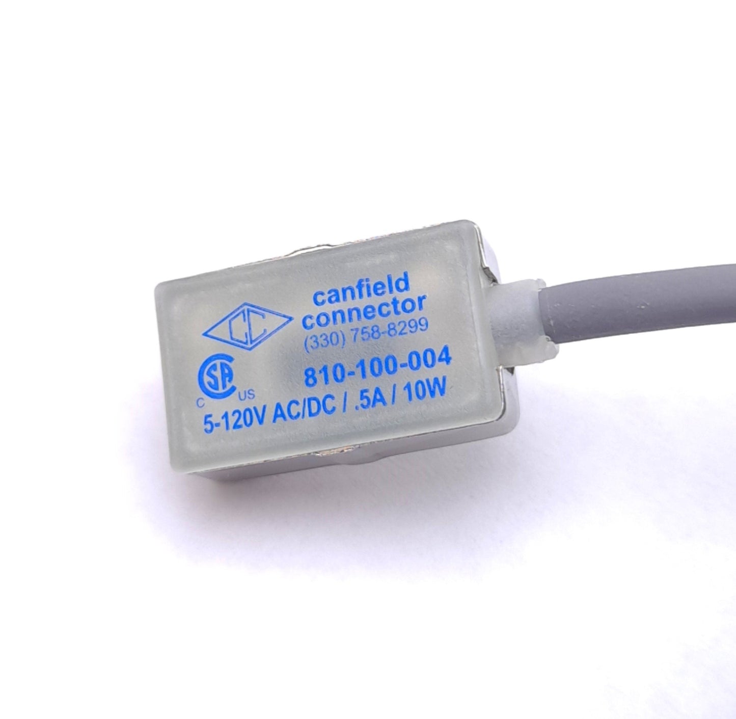 New Canfield Connector 810-100-104 Magnetic Reed Switch, 5-120VAC/DC 0.5A 10W, N.O.