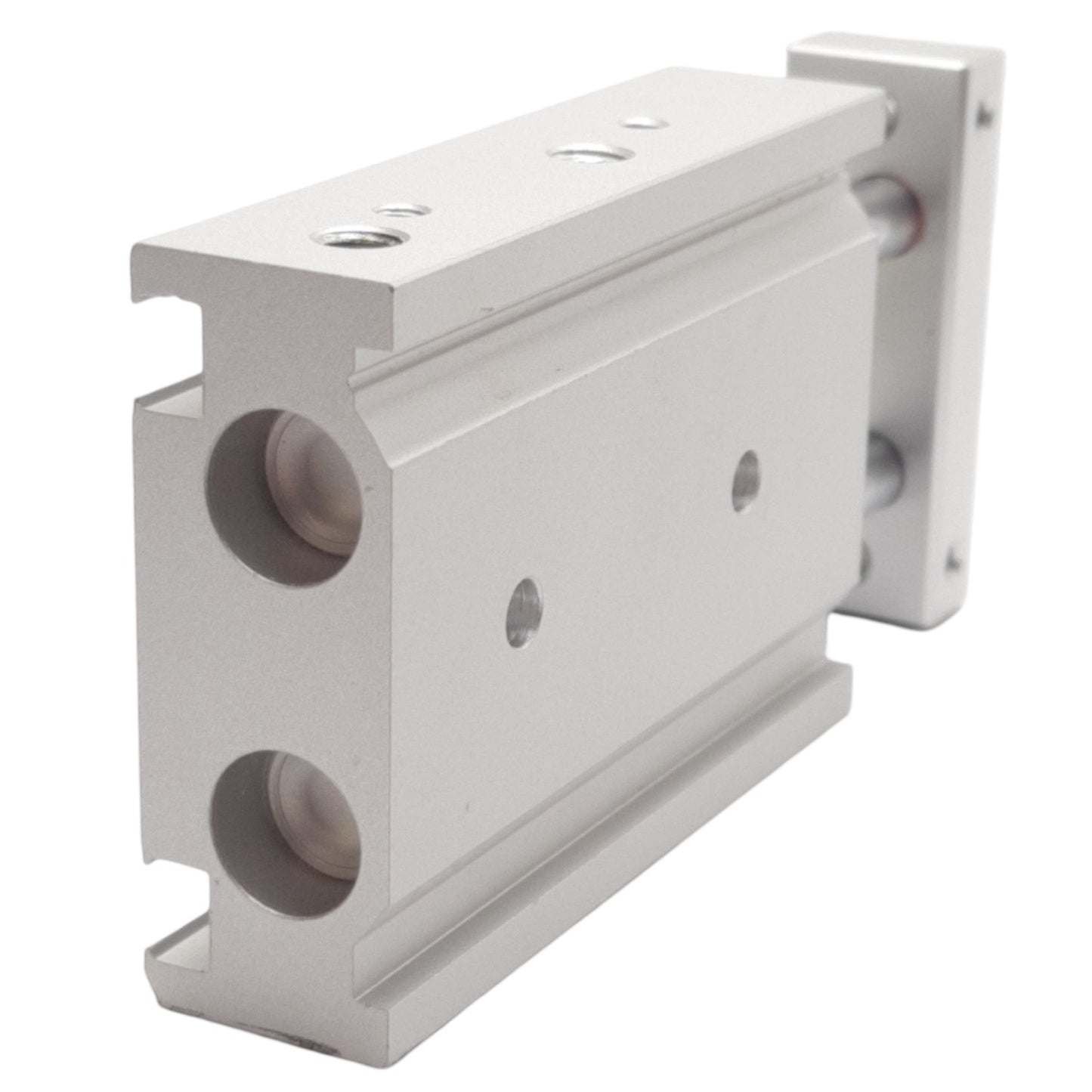 Used SMC CXSL10-10 Guided Cylinder, ø10mm Bore, 10mm Stroke, 0.7MPa, M5 Ports