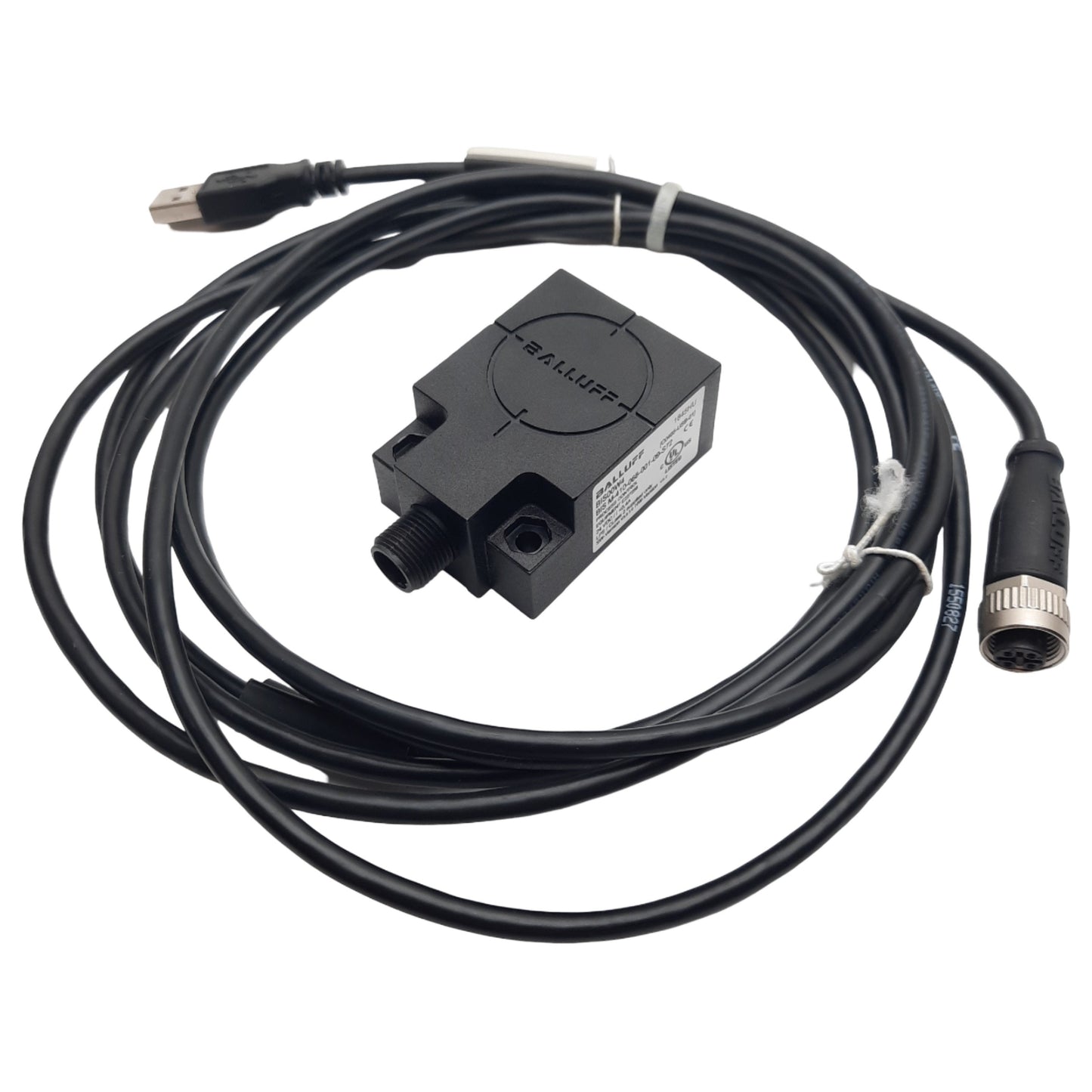 New Balluff BIS00W4 RFID Read/Write Head 24VDC, M12 to USB, For HF 13.5MHz Range