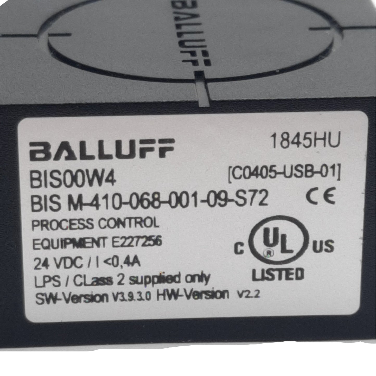 New Balluff BIS00W4 RFID Read/Write Head 24VDC, M12 to USB, For HF 13.5MHz Range