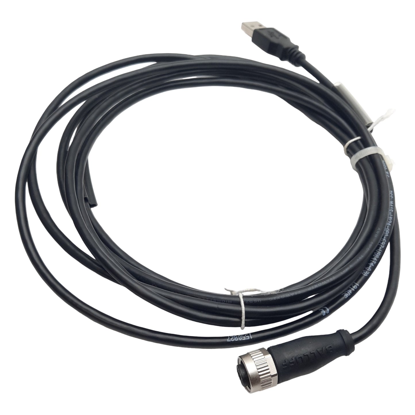 New Balluff BIS00W4 RFID Read/Write Head 24VDC, M12 to USB, For HF 13.5MHz Range