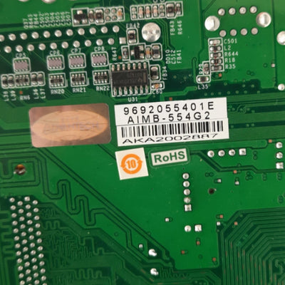 Used Advantech AIMB-554G2 Motherboard & CPU, Intel Core 2 2.16GHz, 2GB RAM, LVDS