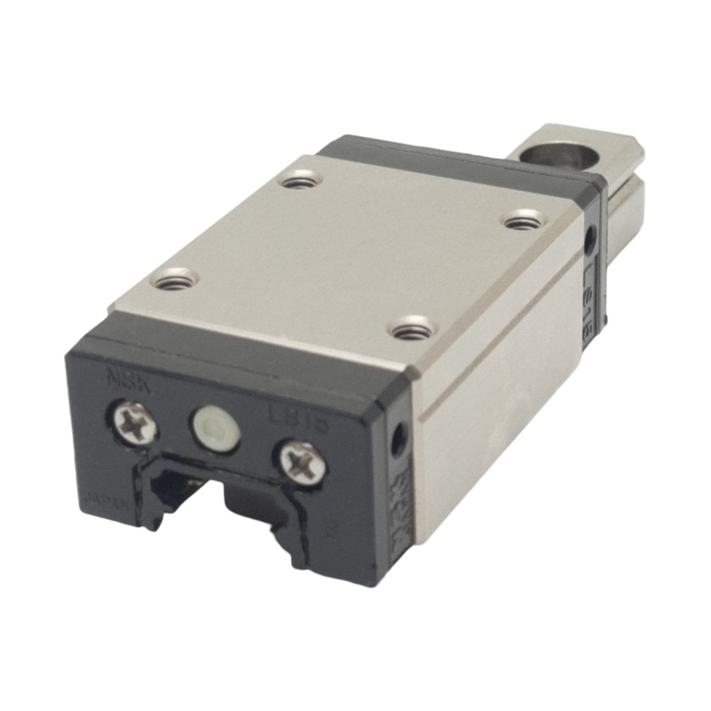 Used NSK LS15 Linear Ball Bearing Block Slide Carriage w/ L1S15, 79mm Rail, M3 Thread