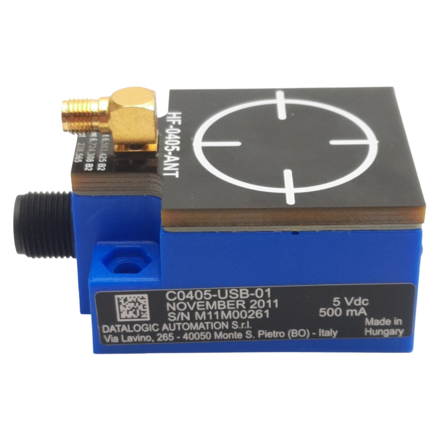 Used Datalogic C0405-USB-01 Controller w/ HF-0405-ANT-06 Remote Antenna 5VDC 13.56MHz