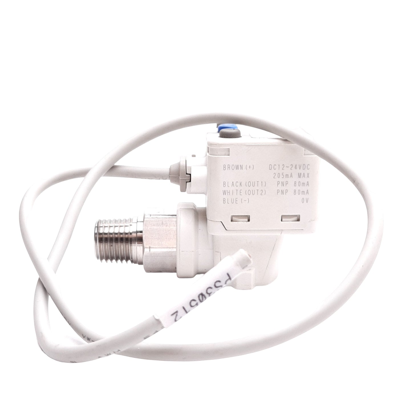 Used SMC ISE80-N02L-B Digital Pressure Switch Pressure: -0.1 to 1MPa, 1/4" NPT/M5