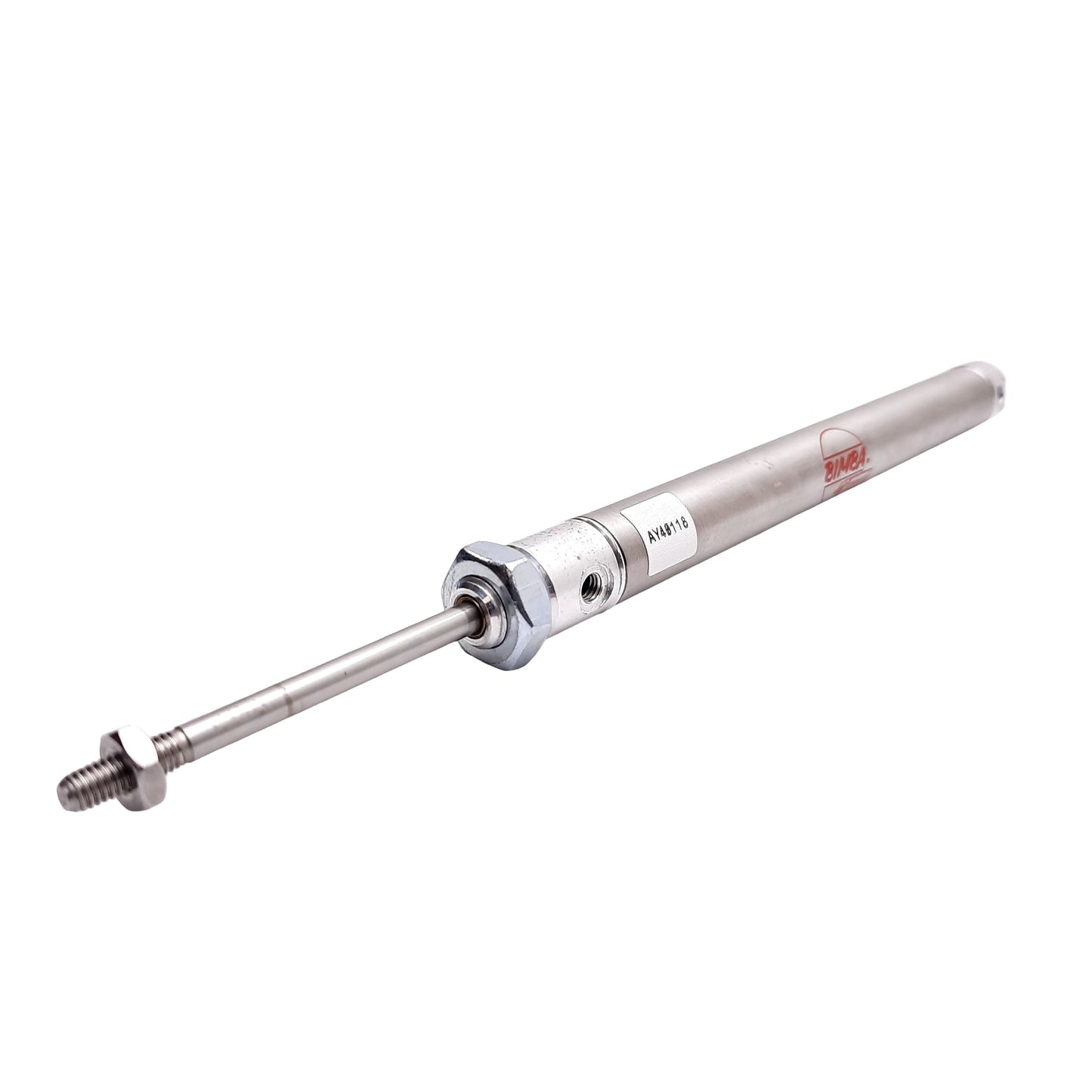 Used Bimba M-024.5-DQ Pneumatic Cylinder, 4.5" Stroke Length 9/16" Bore Size