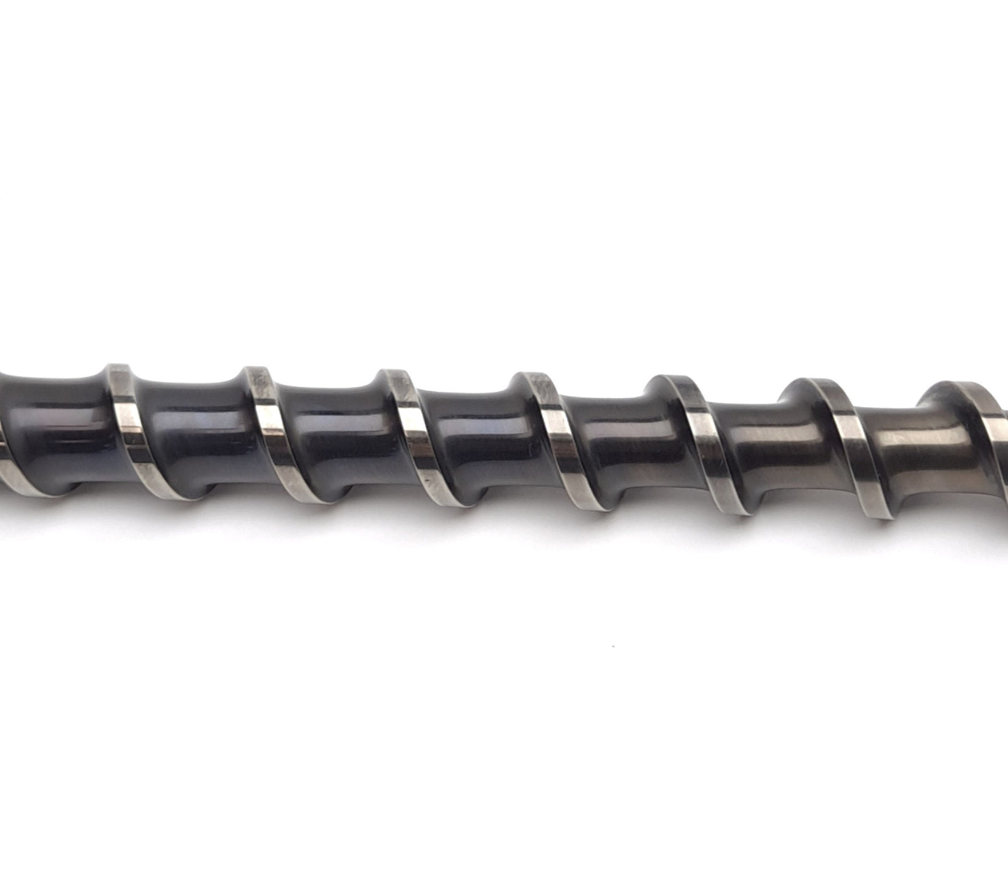 Used Davis Standard 1" Extruder Feedscrew, 31-3/4" Long, 25" Screw, 4mm Thread Width