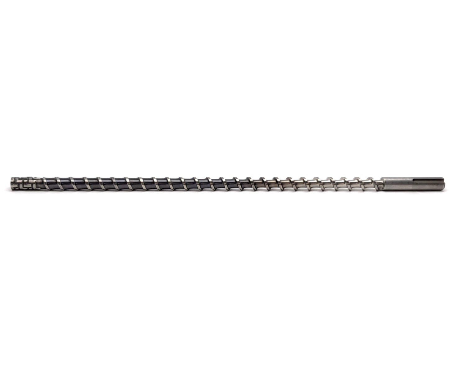 Used Davis Standard 1" Extruder Feedscrew, 31-3/4" Long, 25" Screw, 4mm Thread Width
