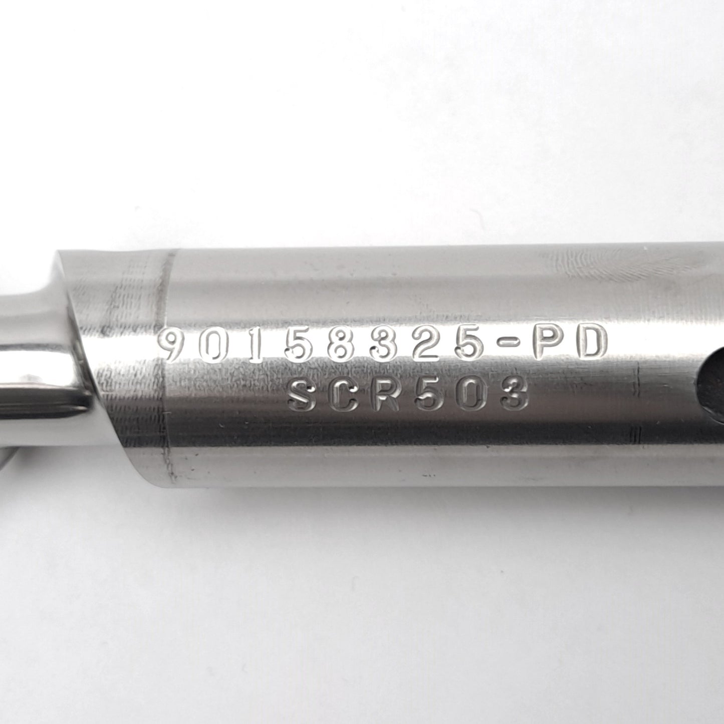 Used Davis Standard 1" Extruder Feedscrew, 31-3/4" Long, 27-1/4" Screw, 3.3mm Thread