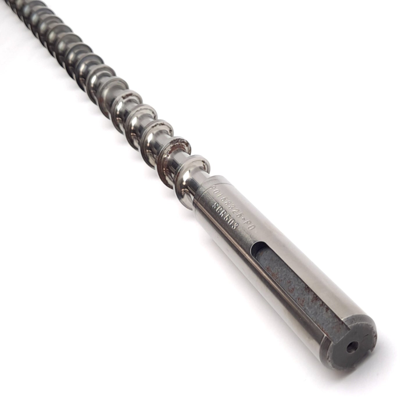 Used Davis Standard 1" Extruder Feedscrew, 31-3/4" Long, 27-1/4" Screw, 3.3mm Thread