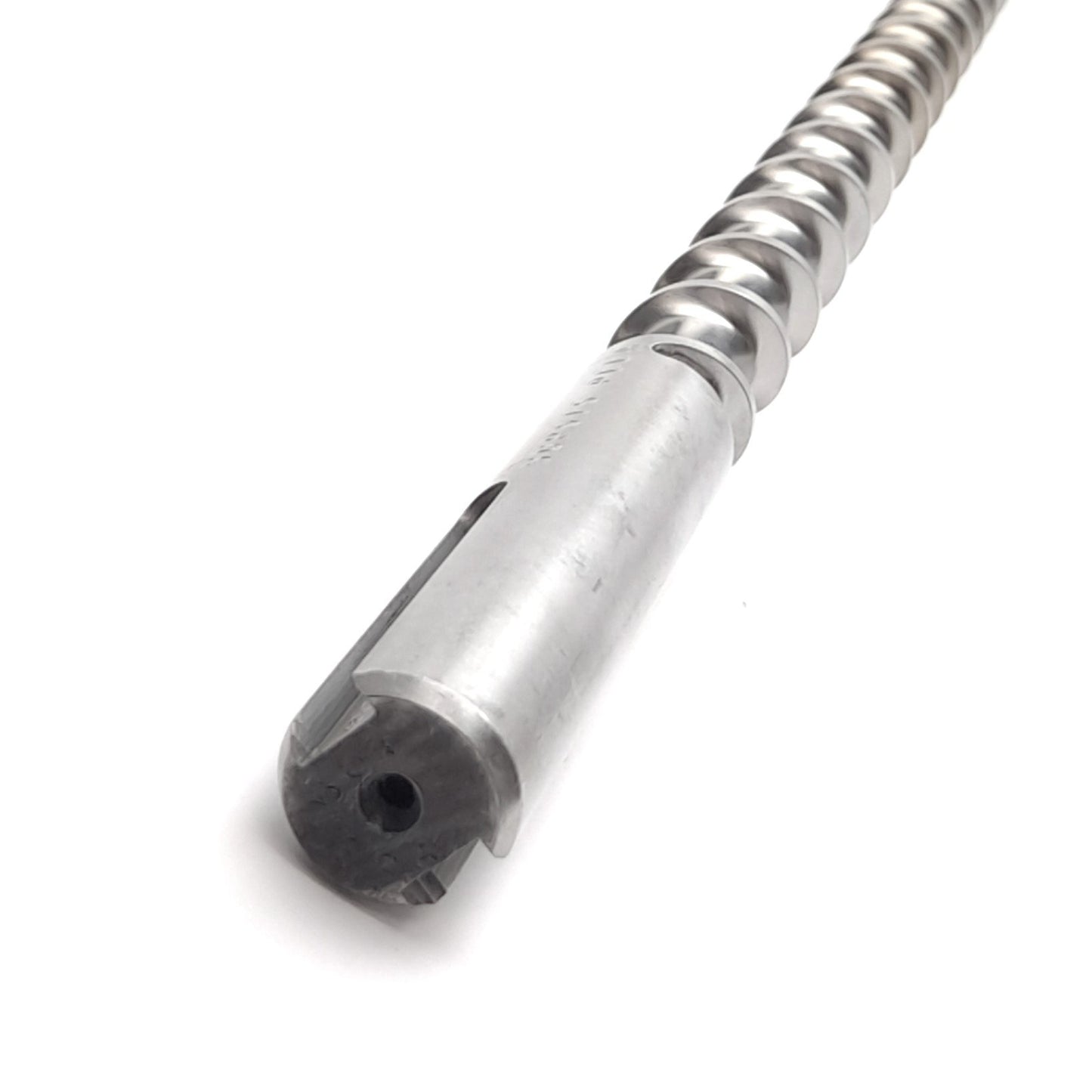 Used Davis Standard 1" Extruder Feedscrew, 31-3/4" Long, 27-1/4" Screw, 3.5mm Thread