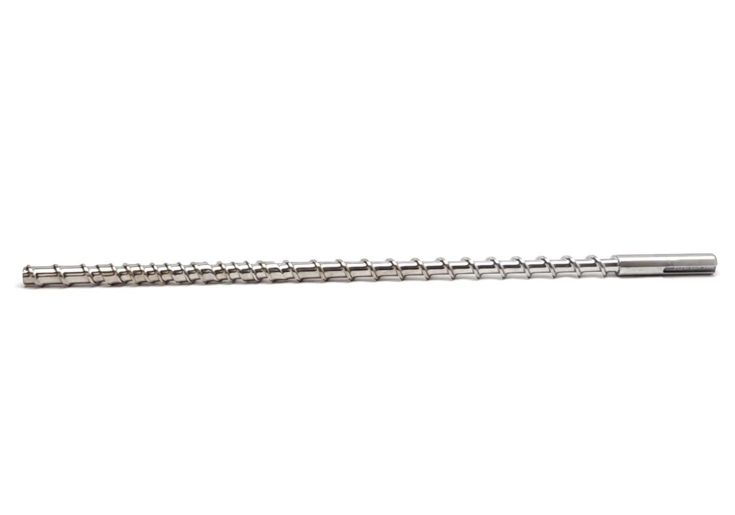 Used Davis Standard 1" Extruder Feedscrew, 31-3/4" Long, 27-1/4" Screw, 3.5mm Thread