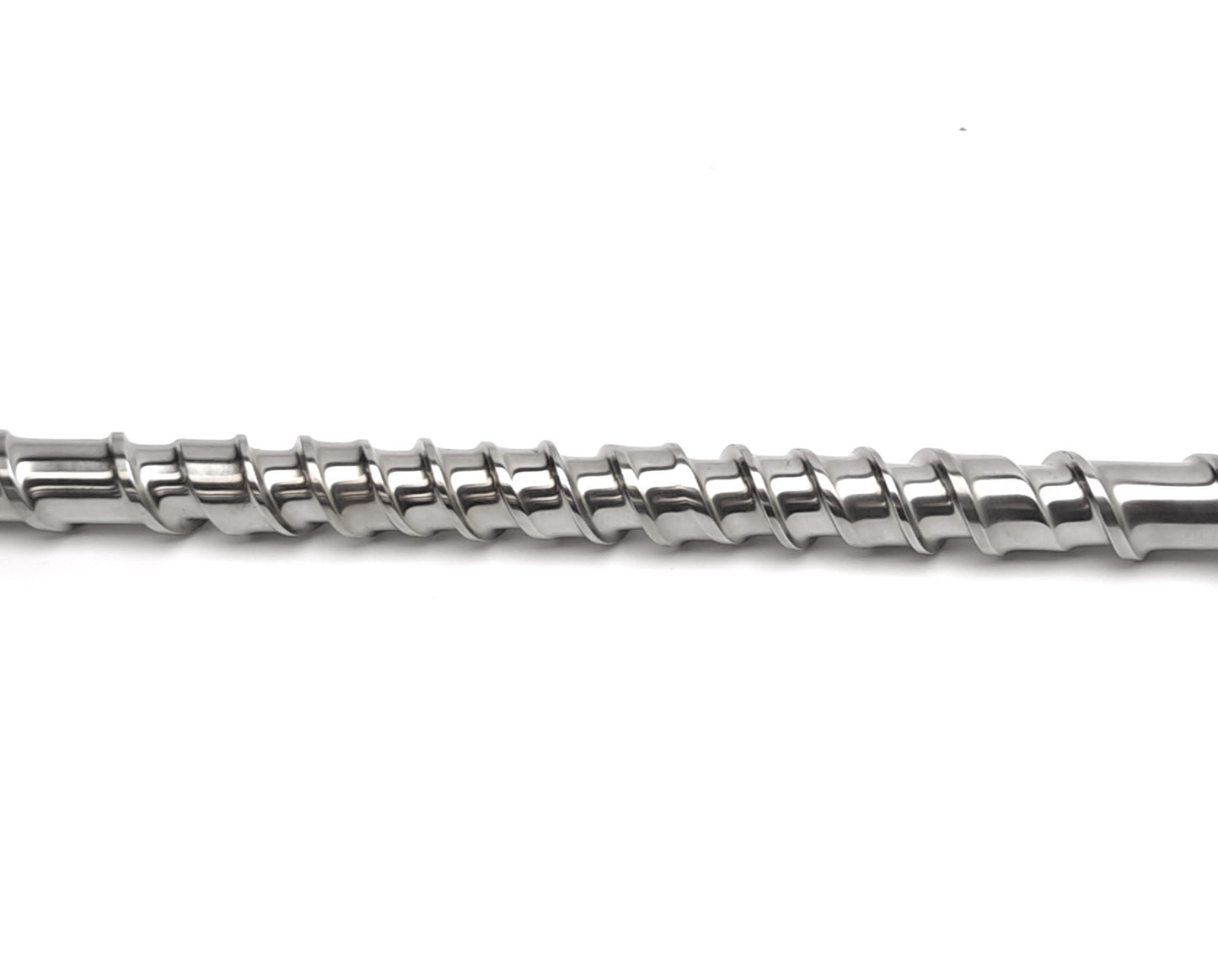 Used Davis Standard 1" Extruder Feedscrew, 31-3/4" Long, 27-1/4" Screw, 3.5mm Thread