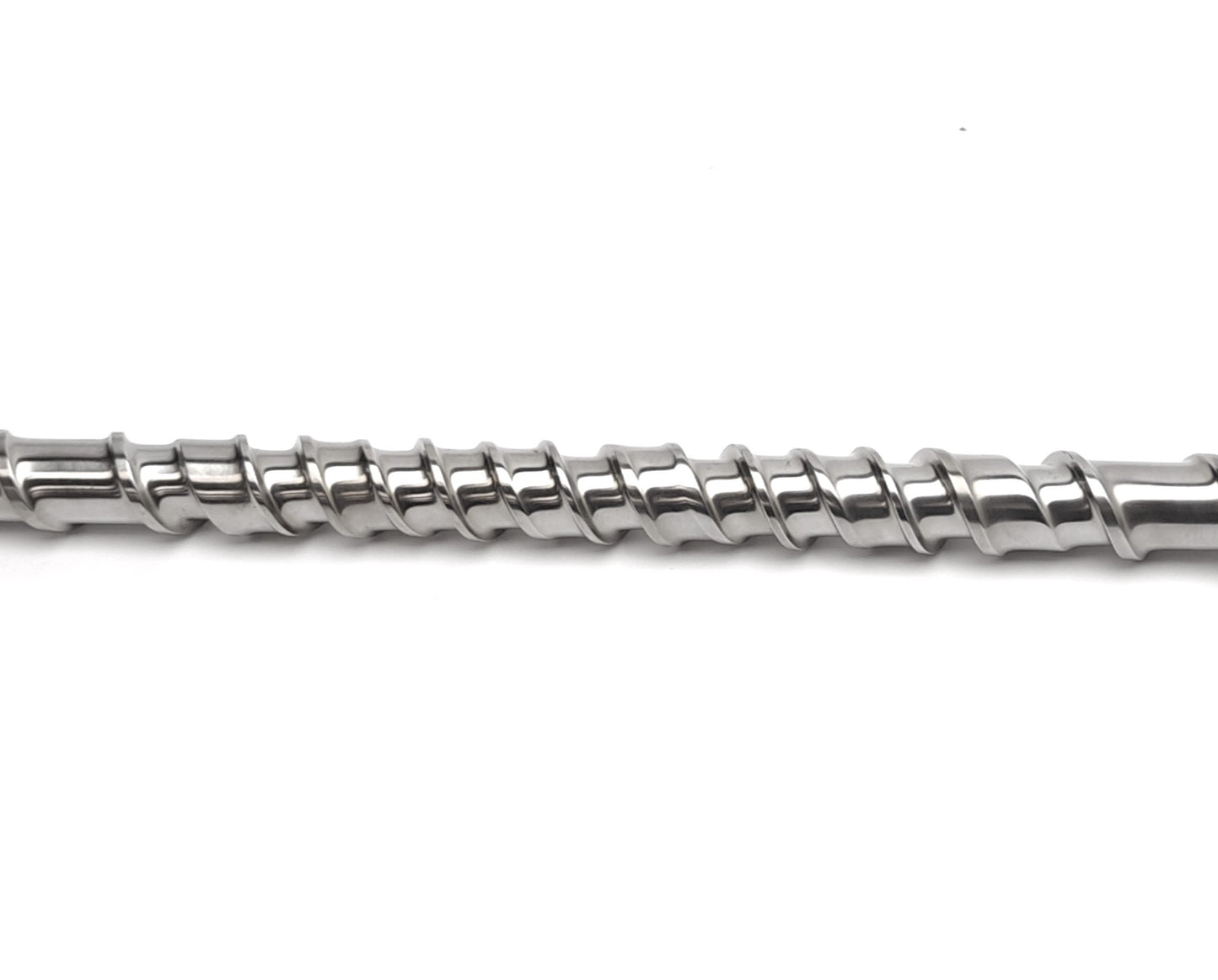 Used Davis Standard 1" Extruder Feedscrew, 31-3/4" Long, 27-1/4" Screw, 3.5mm Thread