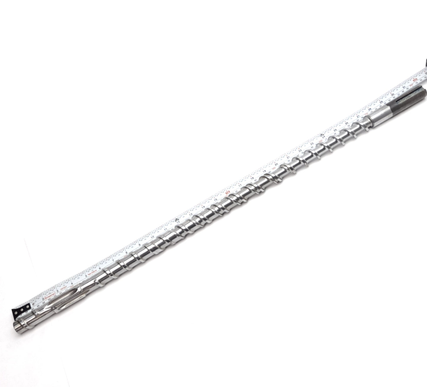 Used Davis Standard 1" Extruder Feedscrew, 31-3/4" Long, 27-1/4" Screw, 4mm Thread