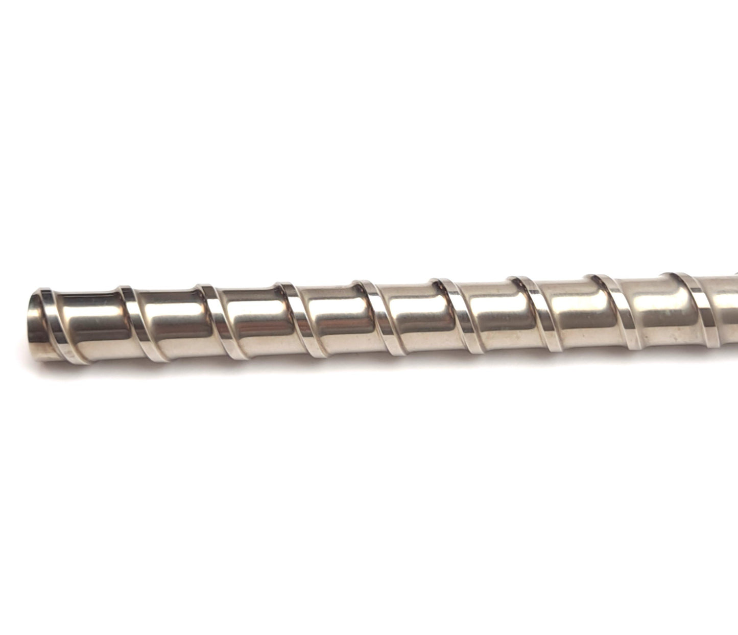 Used Davis Standard 1" Extruder Feedscrew, 31-3/4" Long, 27-1/4" Screw, 3.3mm Thread