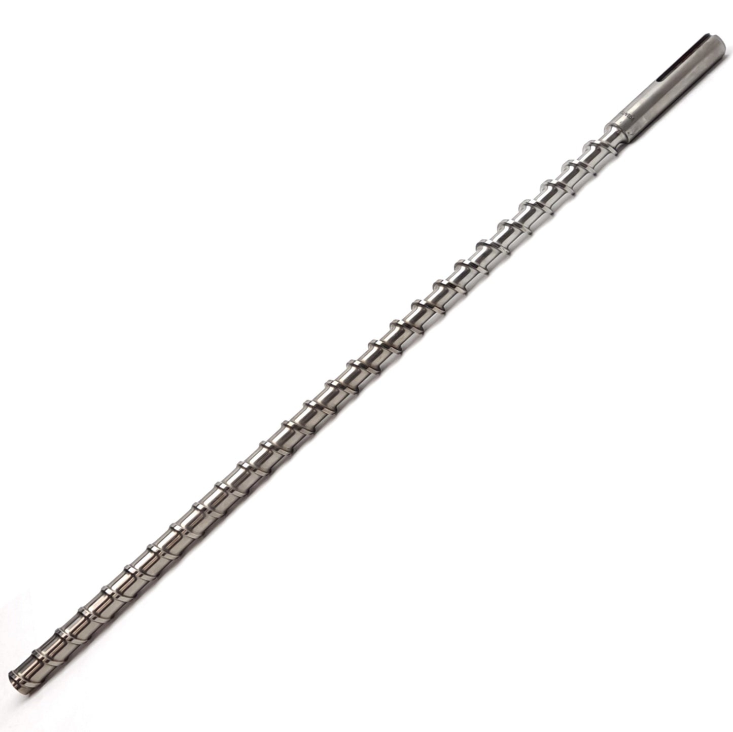 Used Davis Standard 1" Extruder Feedscrew, 31-3/4" Long, 27-1/4" Screw, 3.3mm Thread