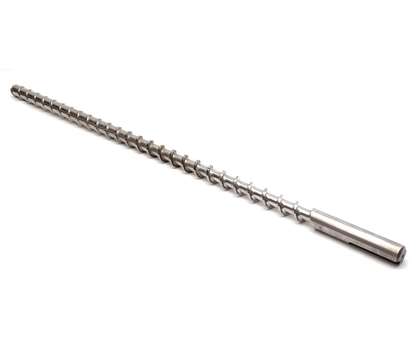 Used Davis Standard 1" Extruder Feedscrew, 31-3/4" Long, 27-1/4" Screw, 3.3mm Thread