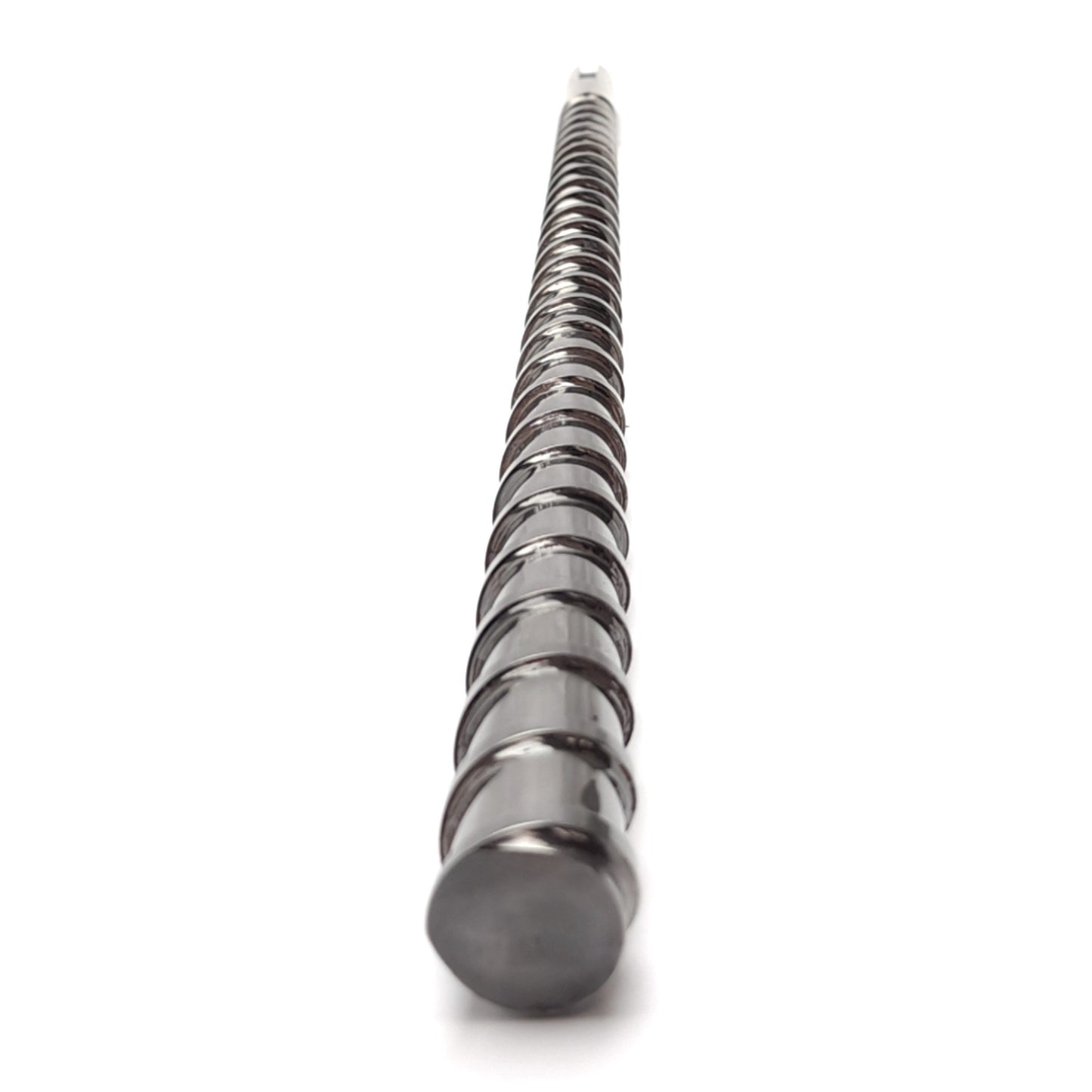 Used Davis Standard 1" Extruder Feedscrew, 31-3/4" Long, 27-1/4" Screw, 3.7mm Thread