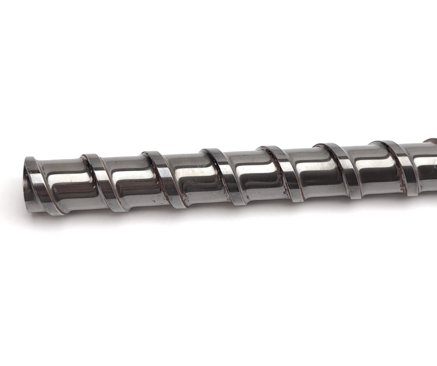 Used Davis Standard 1" Extruder Feedscrew, 31-3/4" Long, 27-1/4" Screw, 3.7mm Thread
