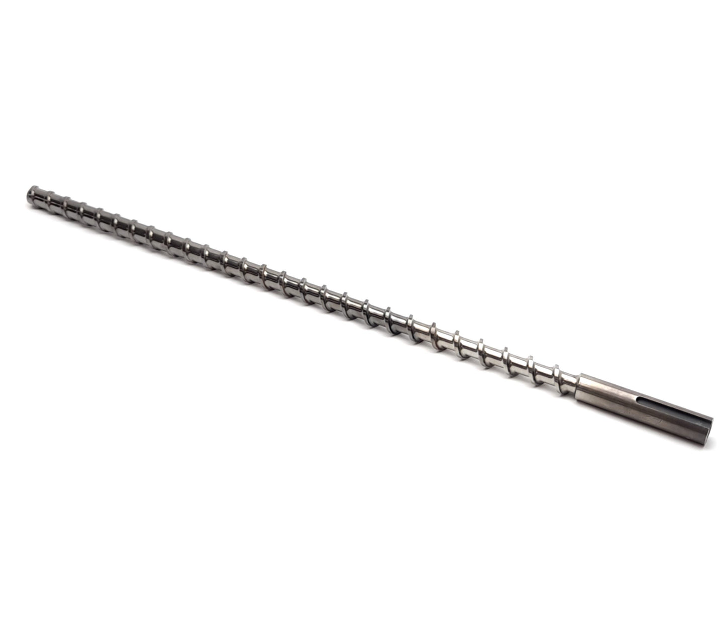 Used Davis Standard 1" Extruder Feedscrew, 31-3/4" Long, 27-1/4" Screw, 3.7mm Thread