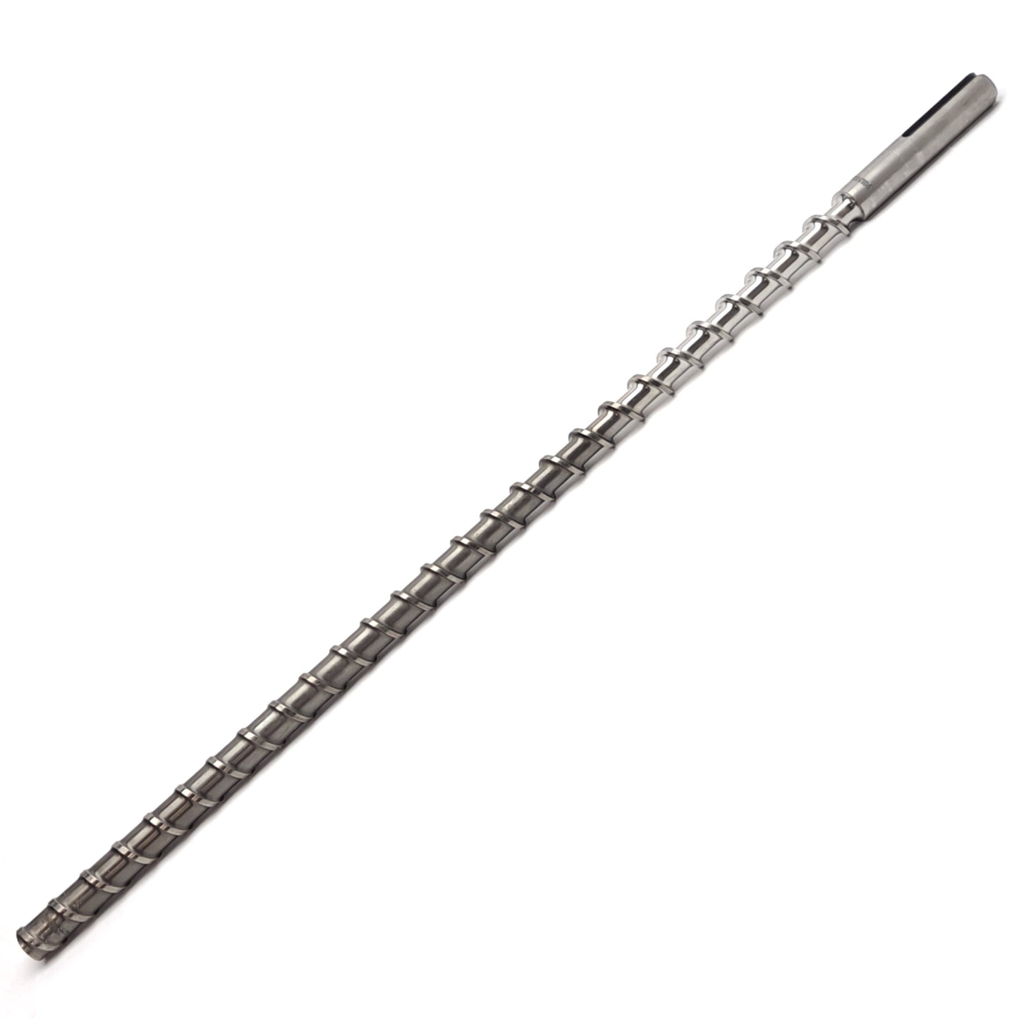 Used Davis Standard 1" Extruder Feedscrew, 31-3/4" Long, 27-1/4" Screw, 3.5mm Thread