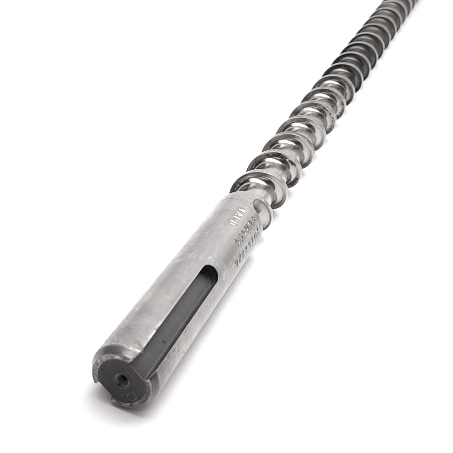 Used Davis Standard 1" Extruder Feedscrew, 31-3/4" Long, 27-1/4" Screw, 3.5mm Thread