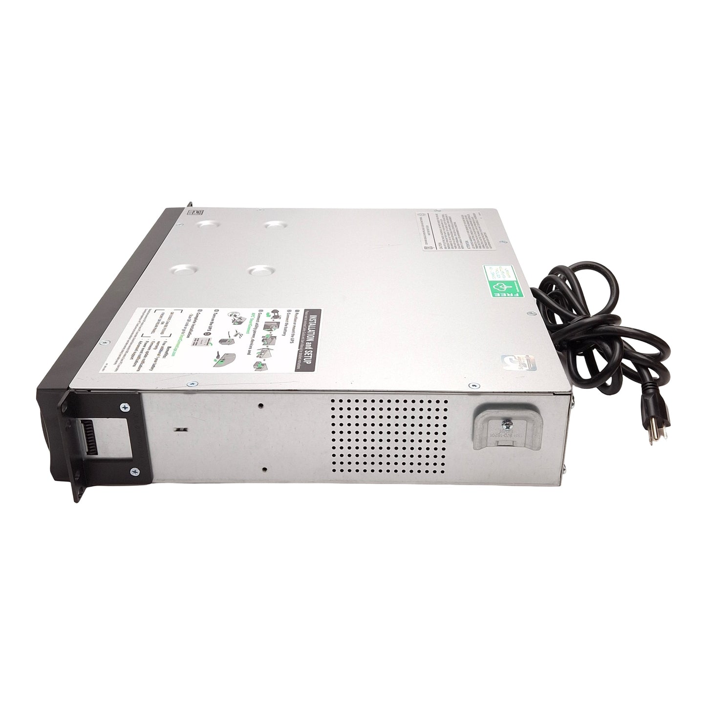 Used APC SMT750RM2UC Smart UPS, Line-Interactive, Rack Mount, 120VAC 500W 750VA