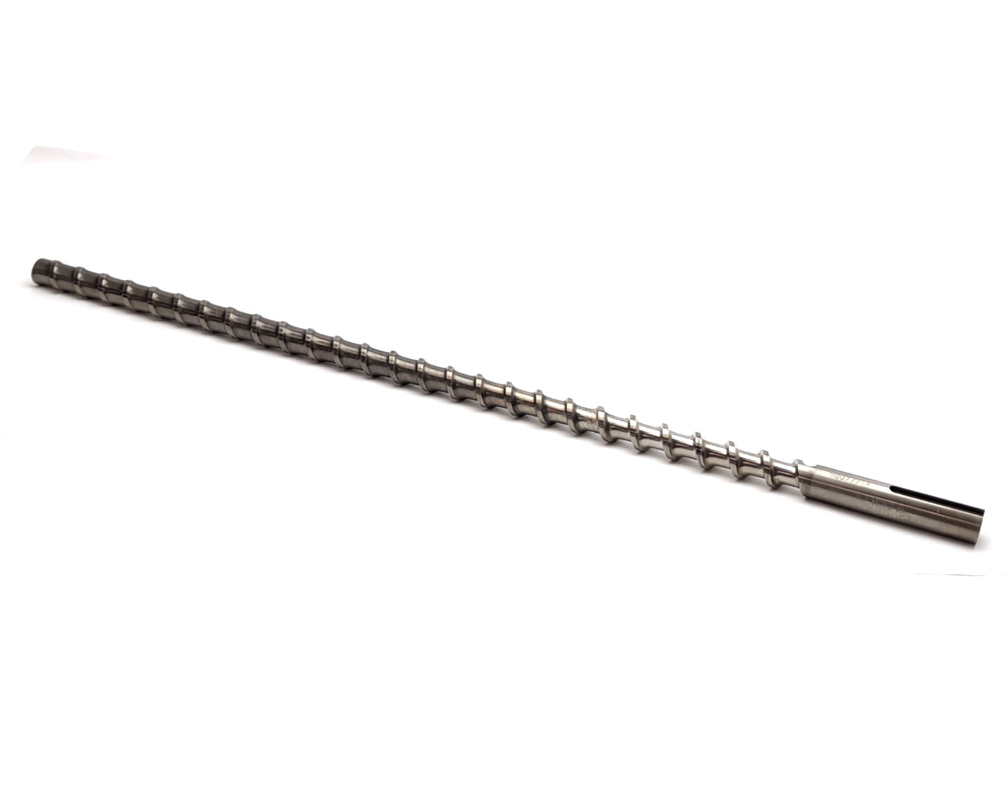 Used Davis Standard 1" Extruder Feedscrew, 31-3/4" Long, 27-1/4" Screw, 4.3mm Thread