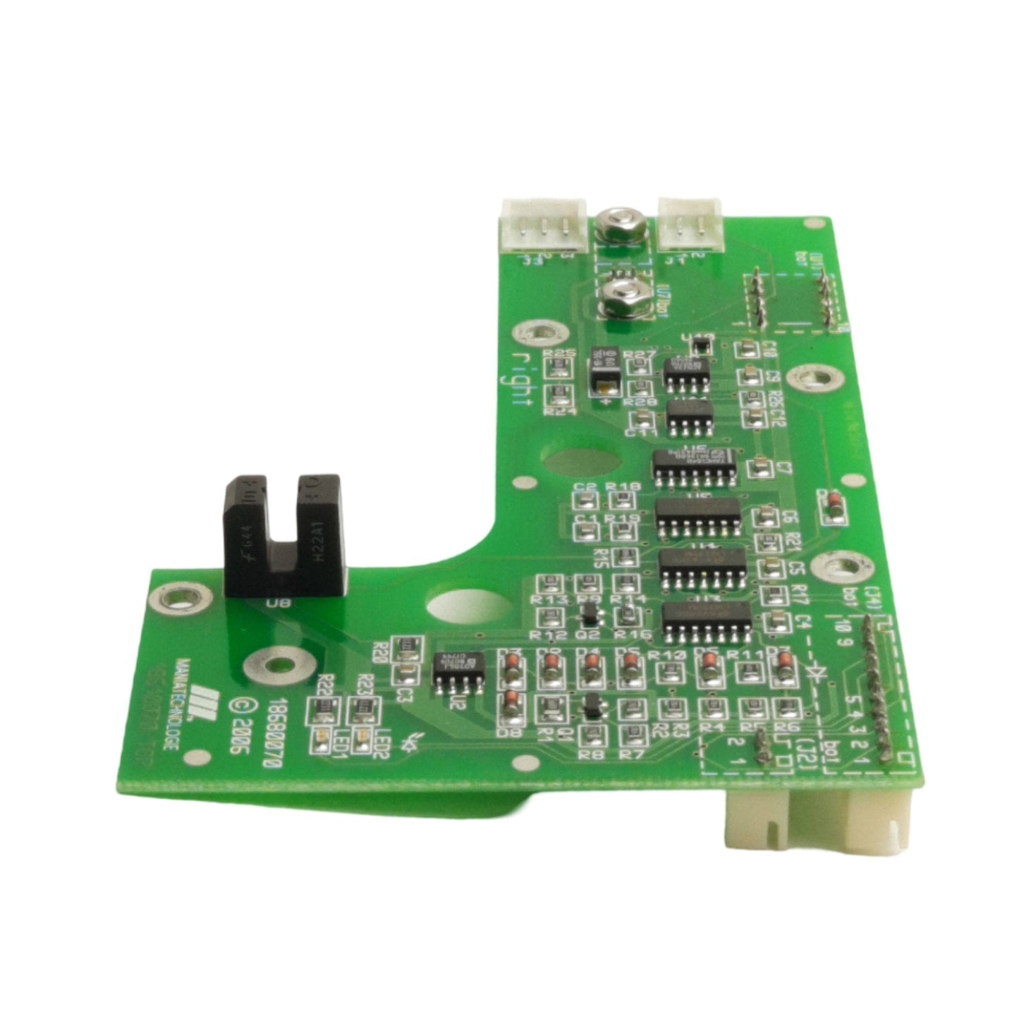 Used Mania Technology 18610070 Slot Sensor Board (Right) For Loc8 Flying Probe Tester