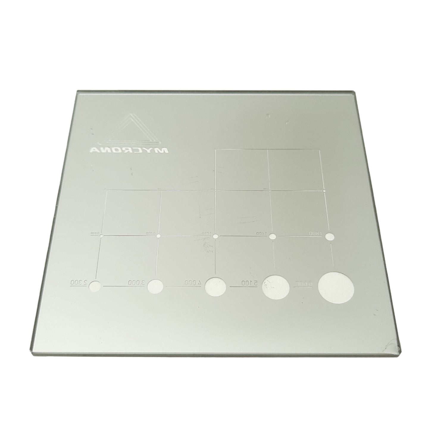 Used Mycrona Profile Projector Calibration Gauge, 6.600mm / 5.100mm / 4.00mm...