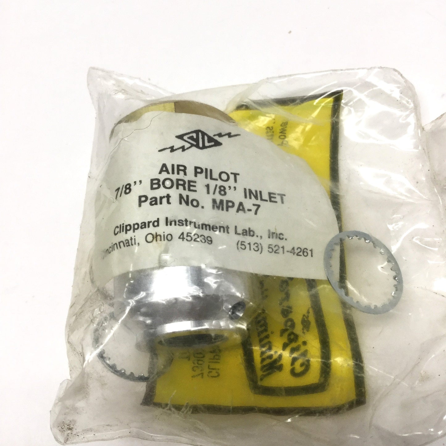 New Clippard Minimatic MPA-7 Air Pilot Valve Actuator, 1/8" NPT, Ø7/8" Bore, 250psi