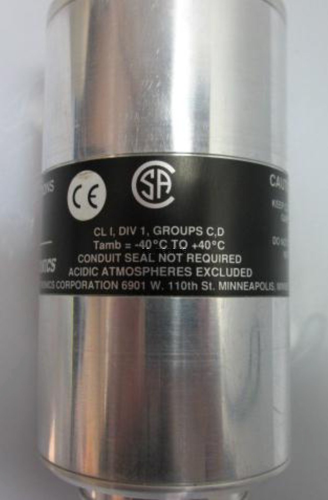 Used Det-Tronic C7065E5012 Detection Sensor 18-30 VDC 4-20mA