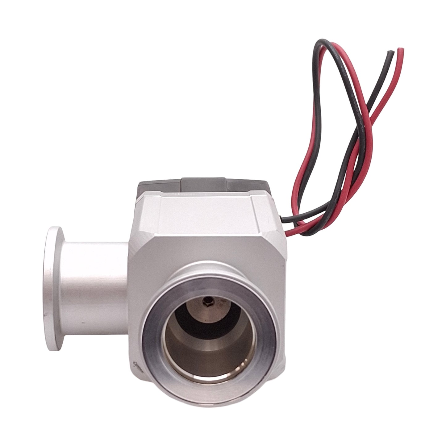 Used SMC XLS-25-5G High Vacuum Angle Valve, 1µPa-0.1MPa, KF25 Flange, 24VDC Coil