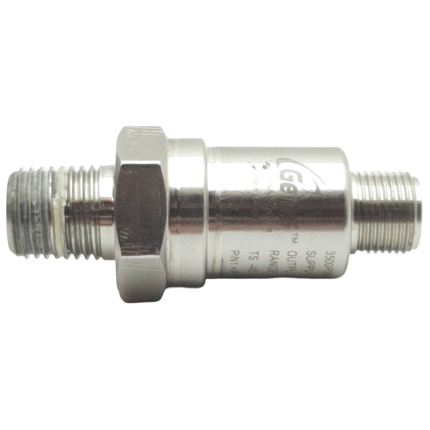 Used Gems 3500P05P0G02E000 Pressure Sensor, 12-30VDC, 0-200psi, M12 4-Pin, 1/4in NPT