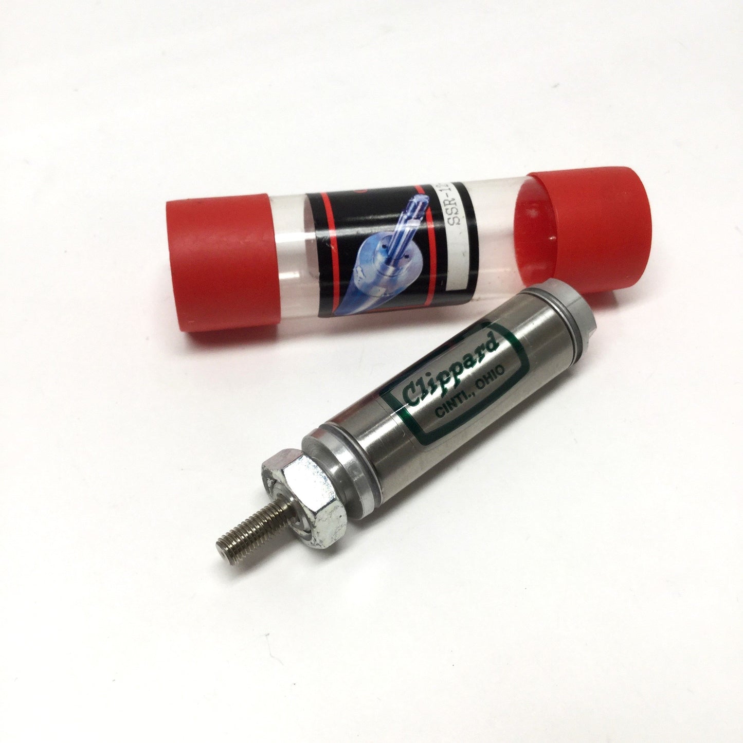 New Clippard SSR-12-1 Air Cylinder Single-Acting Spring-Return, 3/4" Bore, 1" Stroke
