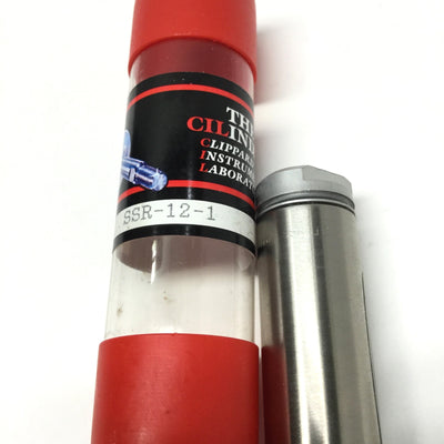 New Clippard SSR-12-1 Air Cylinder Single-Acting Spring-Return, 3/4" Bore, 1" Stroke