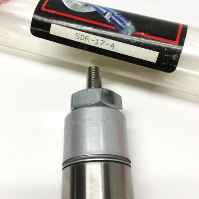 New Clippard SDR-17-4 SS Pneumatic Cylinder, Ø1-1/16" Bore, 4" Stroke, 1/8" NPT