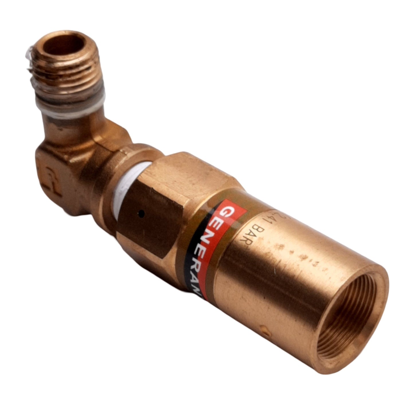 Used Generant IRV-250B-V-35 Brass Industrial Relief Valve, 1/4" Male, 35PSI