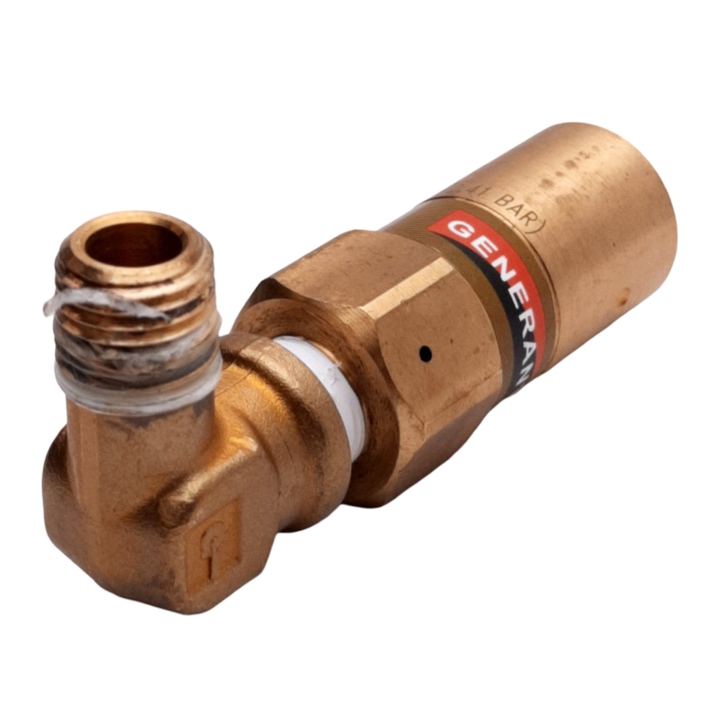 Used Generant IRV-250B-V-35 Brass Industrial Relief Valve, 1/4" Male, 35PSI