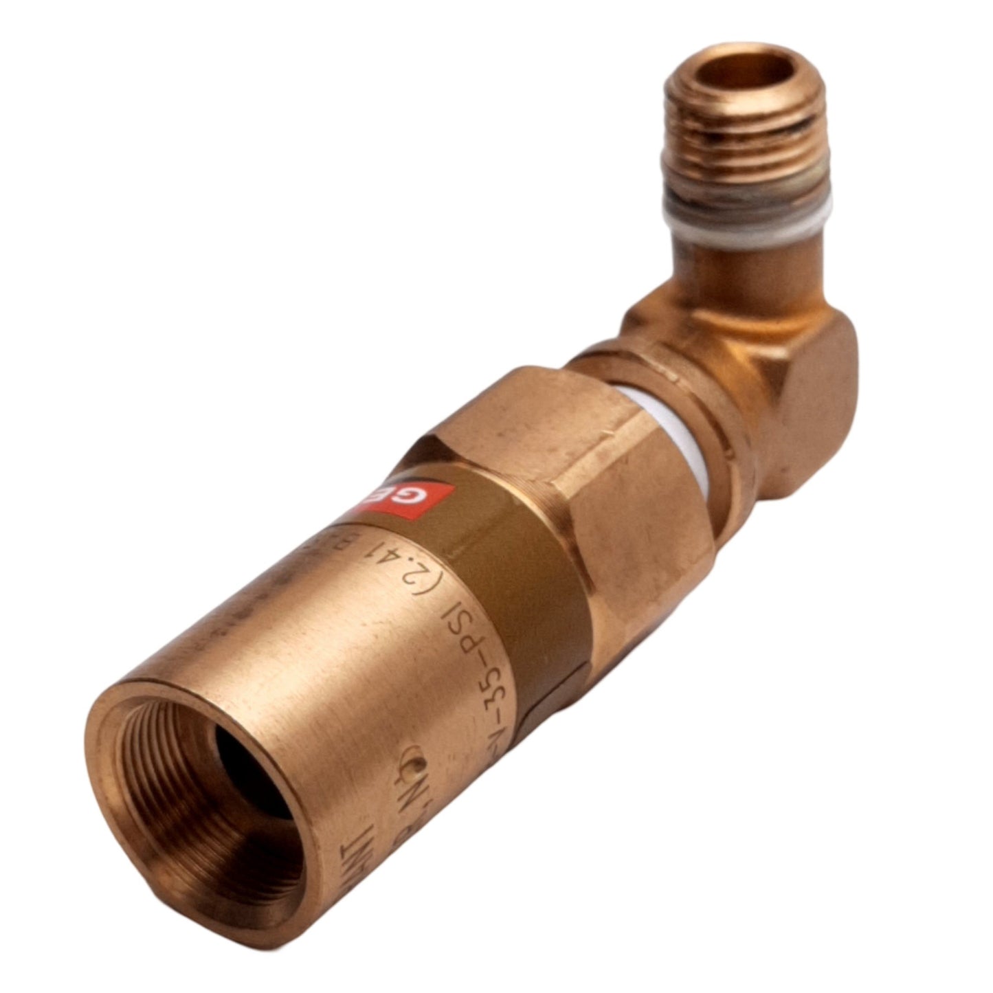 Used Generant IRV-250B-V-35 Brass Industrial Relief Valve, 1/4" Male, 35PSI