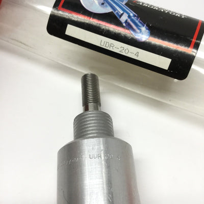 New Clippard UDR-20-4 SS Pneumatic Cylinder, Ø1-1/4" Bore, 4" Stroke, 1/8" NPT