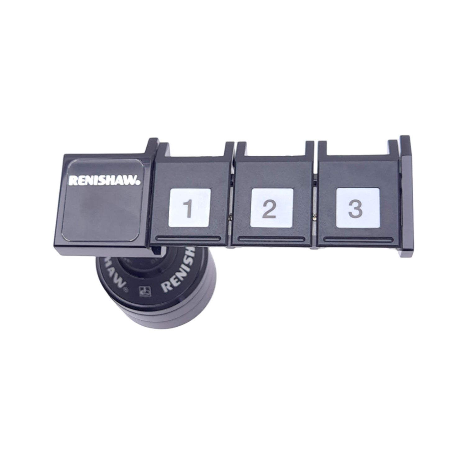 Used Renishaw SCR200 2A7711 Change Rack for TP200 Stylus Modules, 3-Station