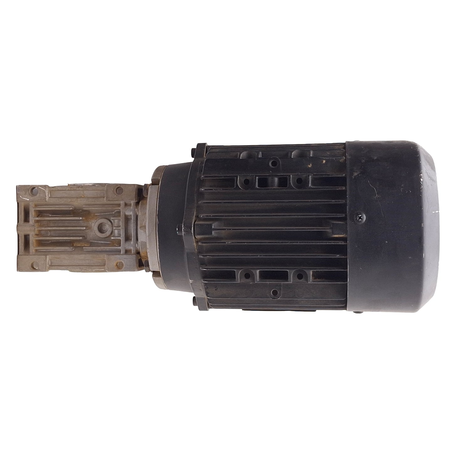 Used AEG AM71ZAA2 + NMRV 040 Gearmotor, 40:1 ø18mm Bore, 3Ø 265∆/460Y 0.43kW/0.60HP