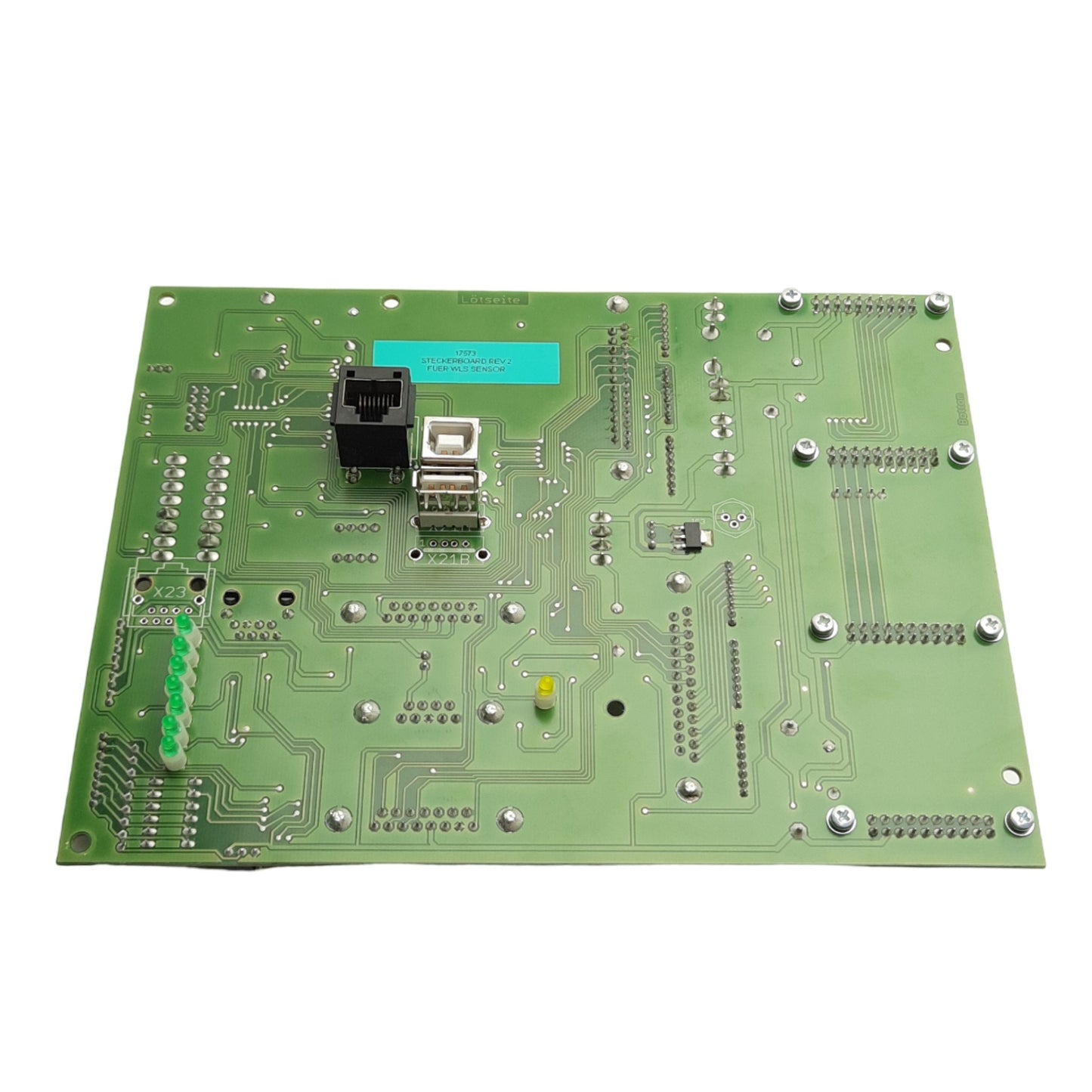 Used Mycrona Notaus ISAH 17573 Rev2 PSteckboard PhyCORE Machine Board