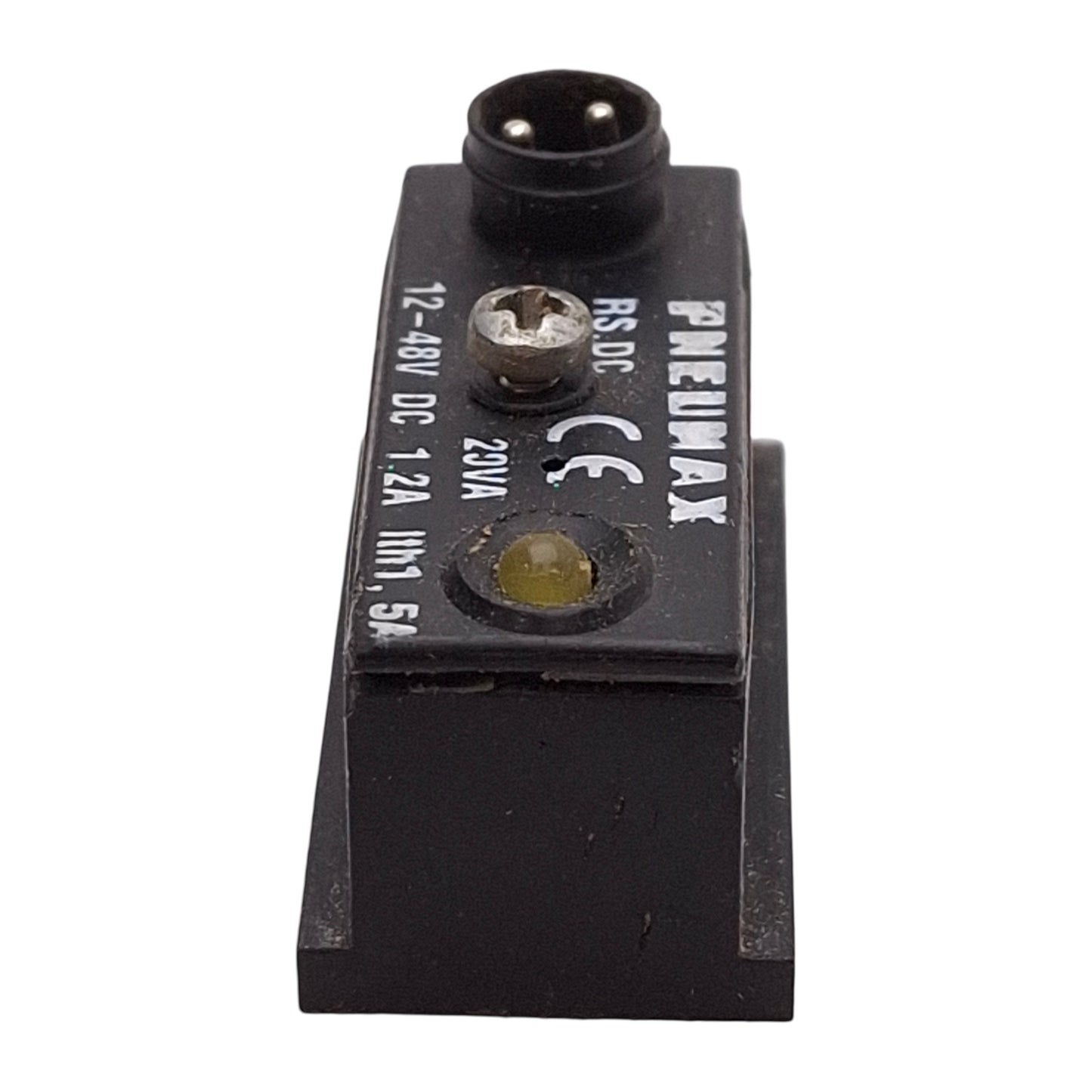 Used Pneumax RS.DC Magnetic Reed Sensor, Normally Open, 12-48VDC, M8 2-Pin Male