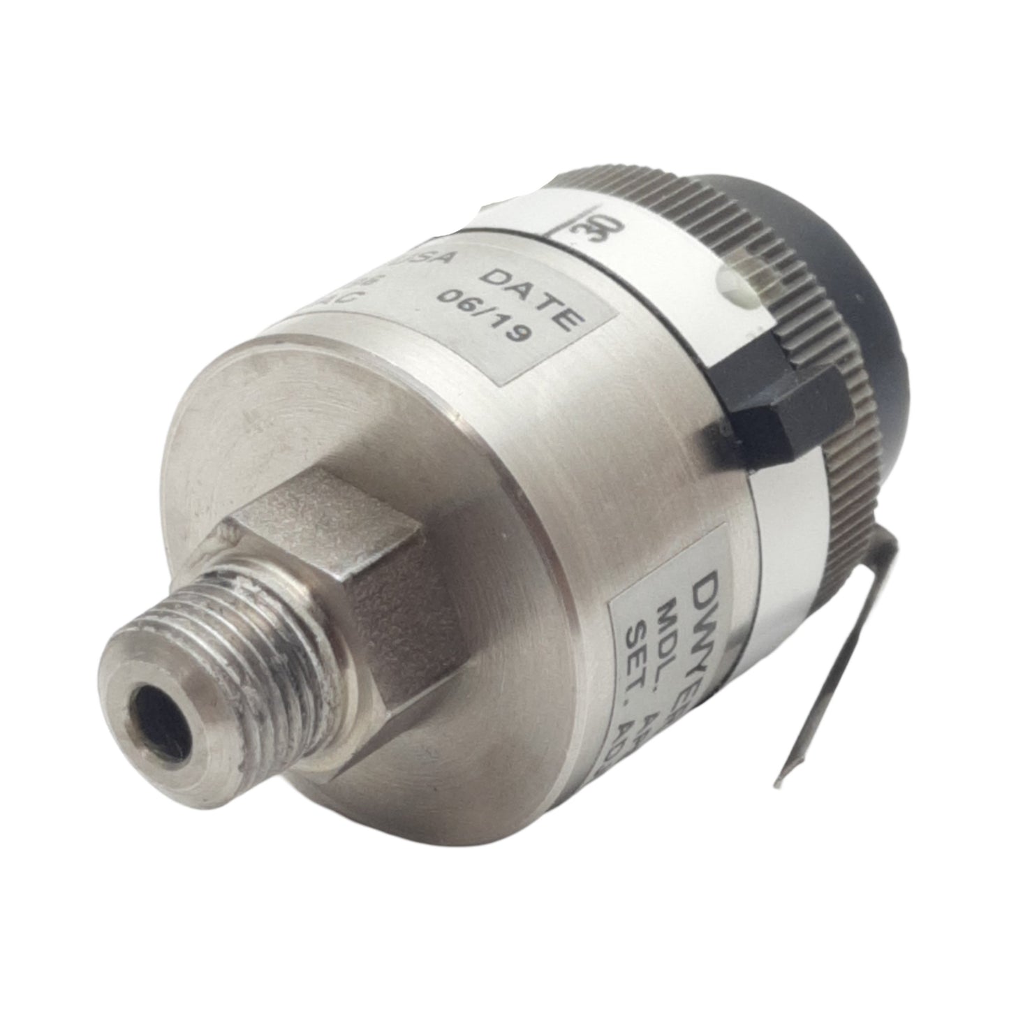 Used Dwyer APS-150 Adjustable Pressure Switch 30psig Max 5A 250VAC/3A 28VDC, 1/8" NPT