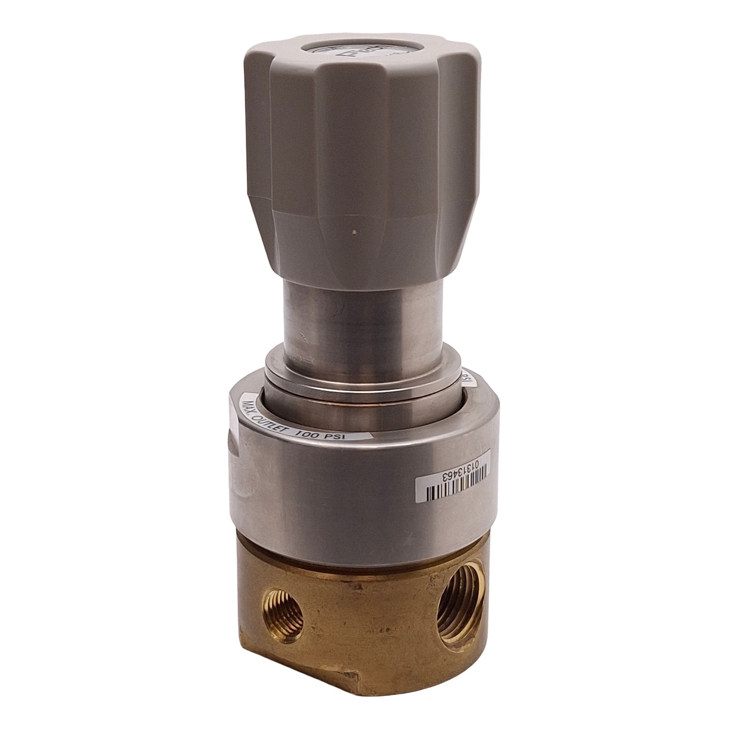 Used AP Tech AK1210B 4PL 8 8 0 0 Pressure Regulator 1700PSIG In, 0-100PSIG Set 1/2NPT