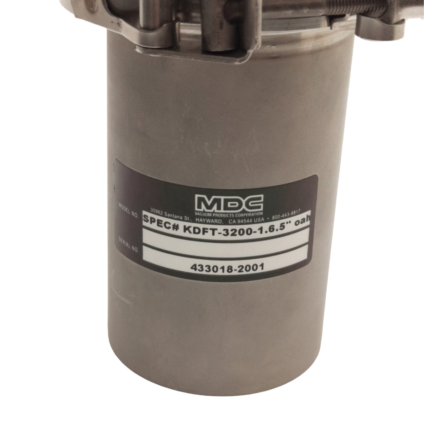 Used Desktop Metals Vacuum Chamber For 3D Printer Sintering Furnaces, 2in Sanitary