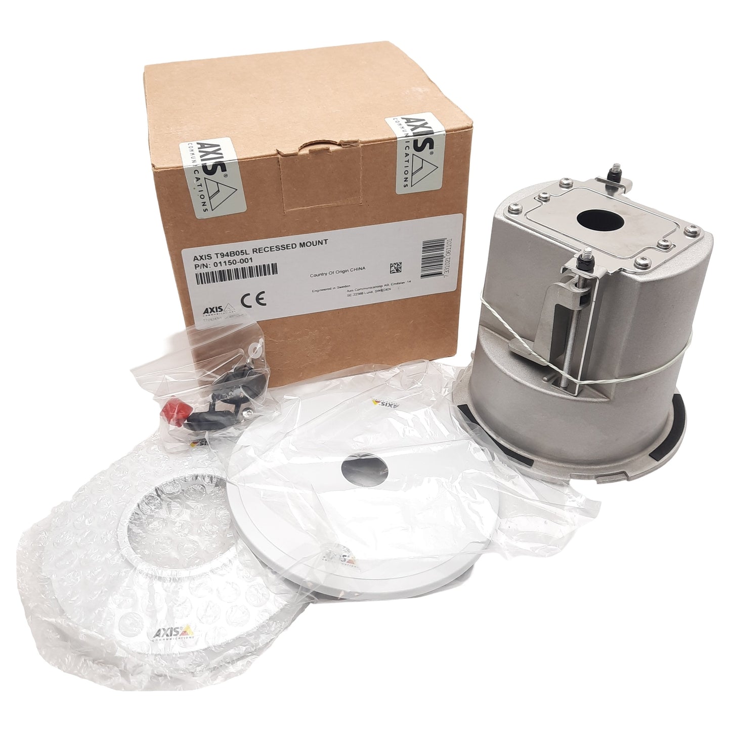 New Axis 01150-001 T94B05L Recessed Mount For Dome Camera, Ceiling Mountable, ø122mm